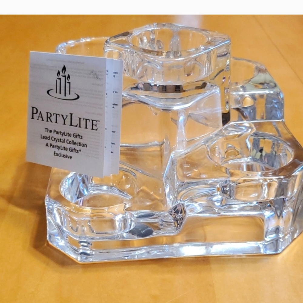 Partylite Vintage Lead Crystal Candle Castle, Crystal Glass perfect condition - Picture 9 of 10